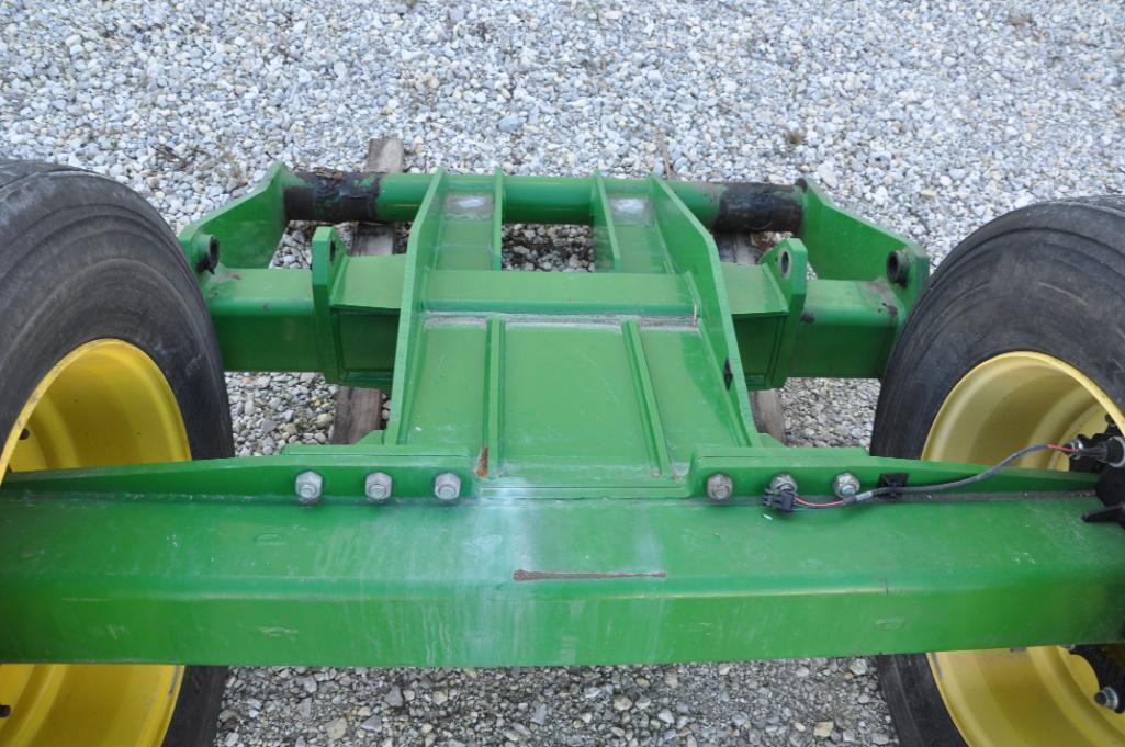 Mainframe axle assembly & tires off JD DB60 planter
