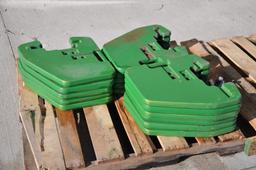 (16) John Deere suitcase weights