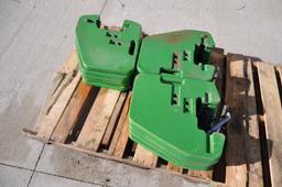 (16) John Deere suitcase weights