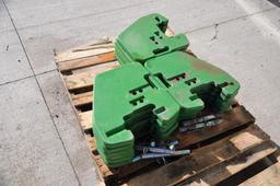 (16) John Deere suitcase weights