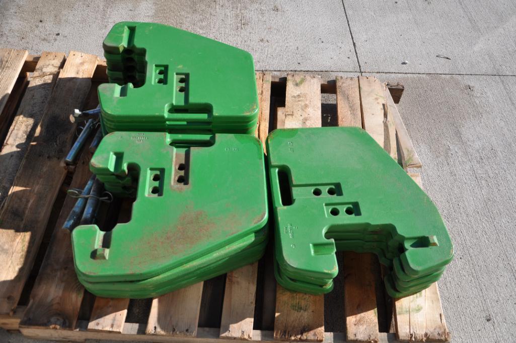 (16) John Deere suitcase weights