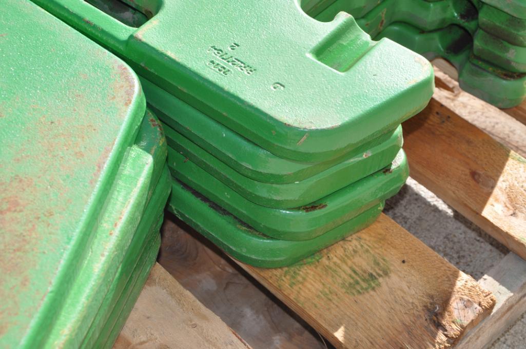 (16) John Deere suitcase weights