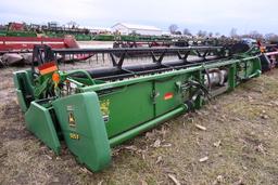 John Deere 925F 25' grain platform
