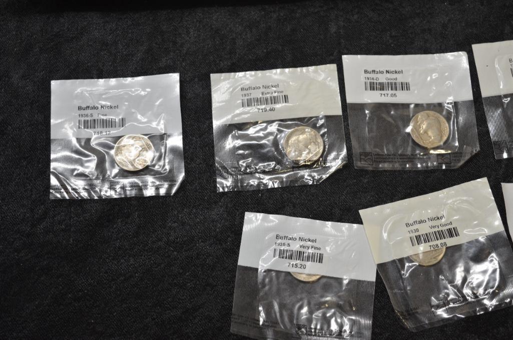 (8) BUFFALO NICKELS
