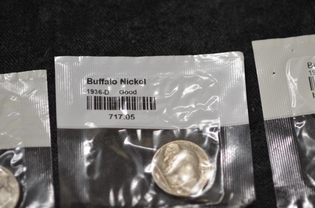 (8) BUFFALO NICKELS