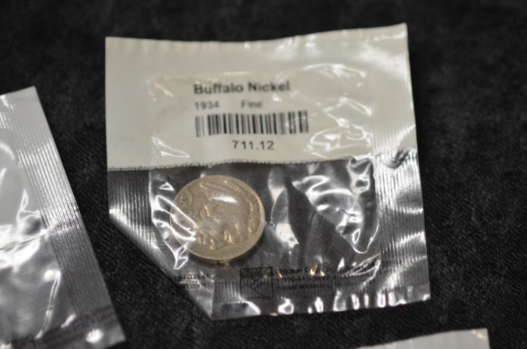 (8) BUFFALO NICKELS