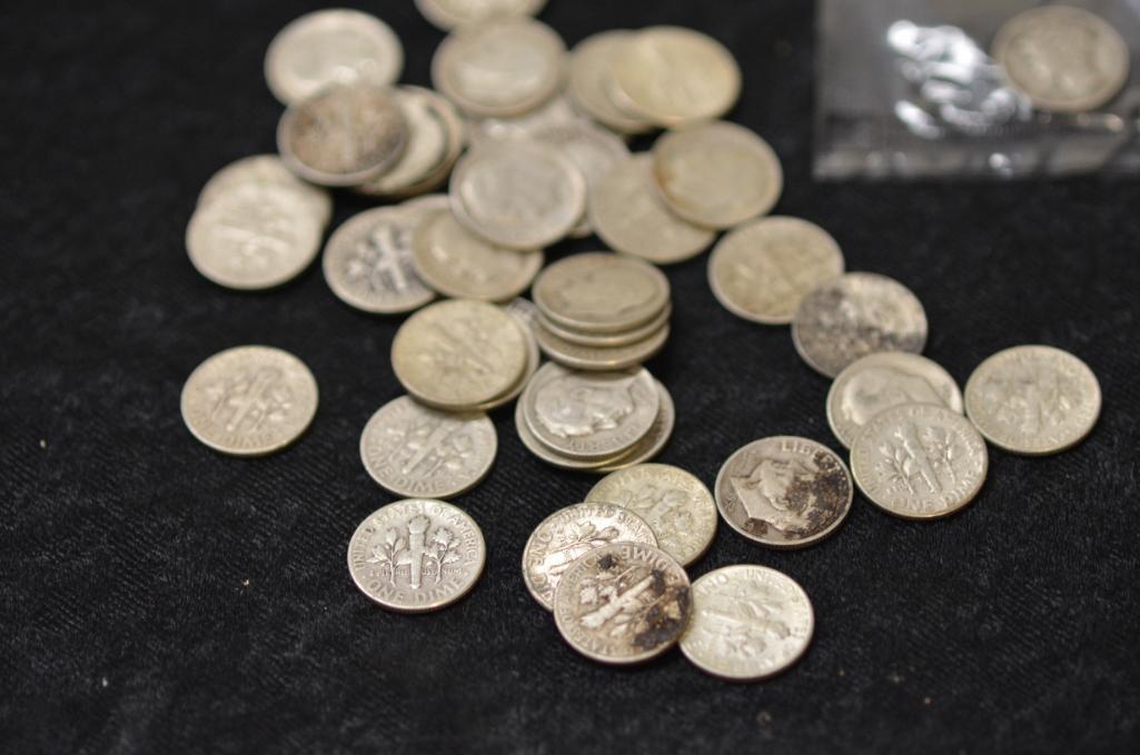 (40) SILVER DIMES