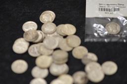 (40) SILVER DIMES