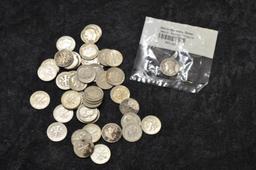 (40) SILVER DIMES
