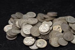 $10.00 FACE VALUE ROOSEVELT SILVER DIMES
