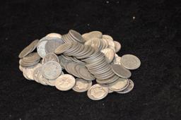$10.00 FACE VALUE ROOSEVELT SILVER DIMES