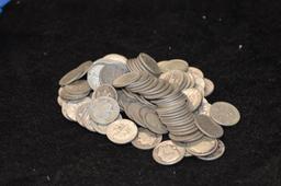 $10.00 FACE VALUE ROOSEVELT SILVER DIMES