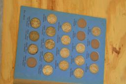 Variety of Jefferson Nickels & Partial Books