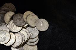$7.75 FACE VALUE WASHINGTON SILVER QUARTERS