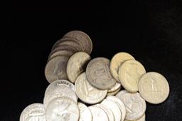 $7.75 FACE VALUE WASHINGTON SILVER QUARTERS