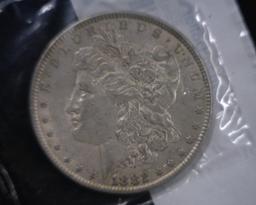 1882 MORGAN SILVER DOLLAR