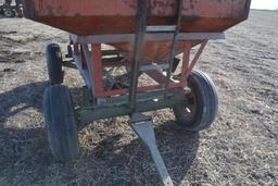 Huskee Model 165 gravity wagon on John Deere 953 running gear
