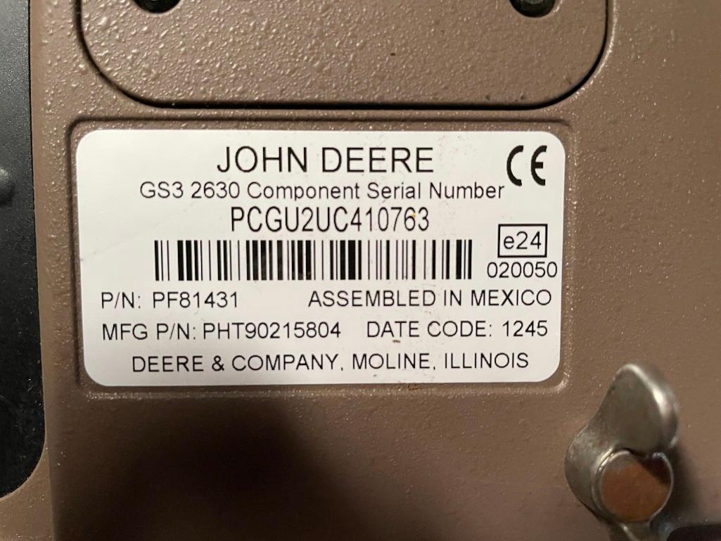 2013 John Deere GS3 2630 display