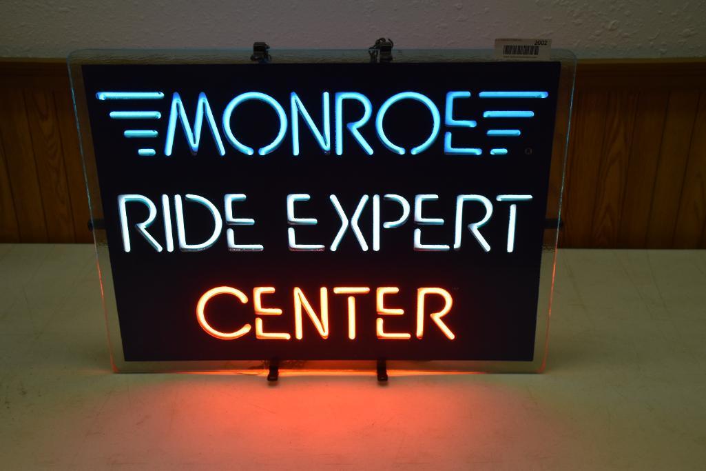 Monroe (Ride Expert Center) neon-electriglass advertising sign