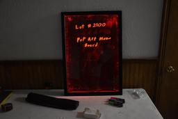 Color Changing Pop Art/ Menu Light Up Board