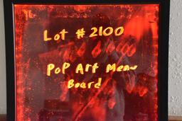 Color Changing Pop Art/ Menu Light Up Board