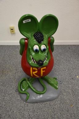 Ratfink cast alum. Statue