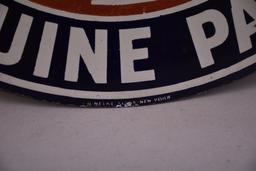 Willys Kinight (Genuine Parts) porcelain double sided sign
