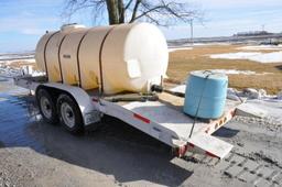 1,000 gal. elliptical poly tank