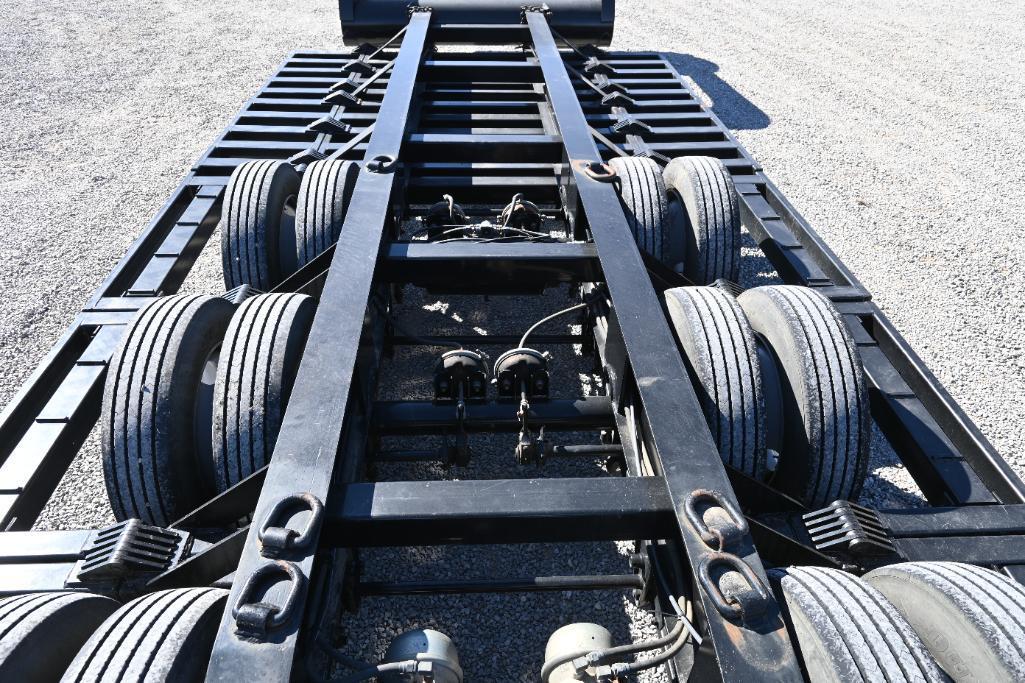 Shop built 34' combine trailer