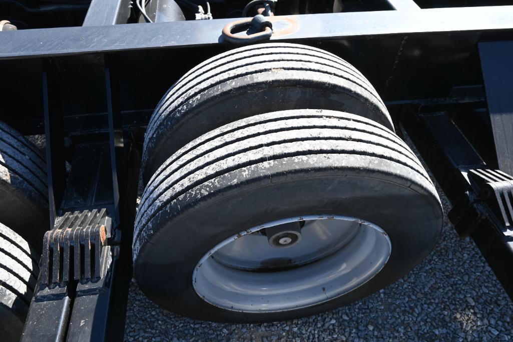 Shop built 34' combine trailer