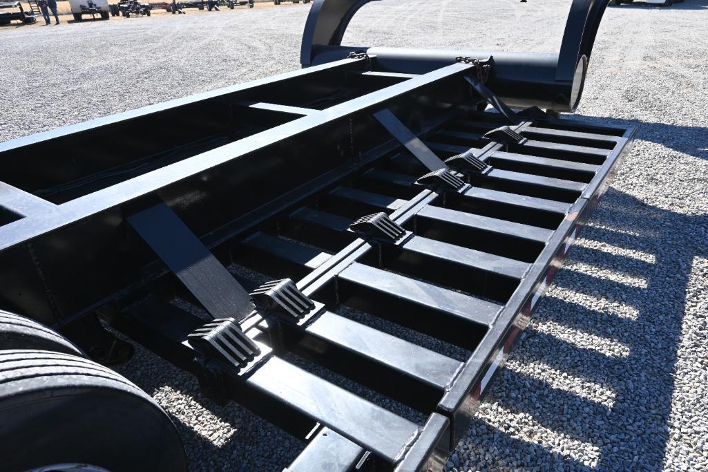 Shop built 34' combine trailer