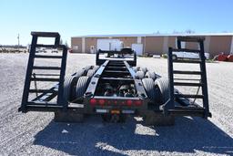 Shop built 34' combine trailer