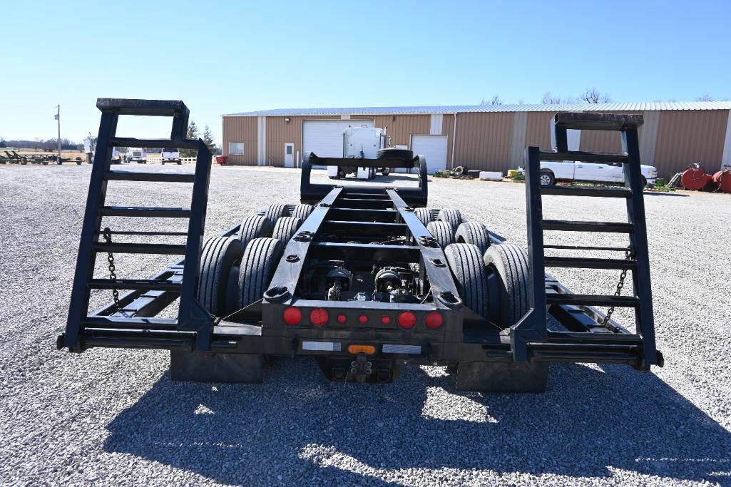 Shop built 34' combine trailer