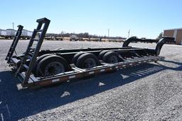 Shop built 34' combine trailer