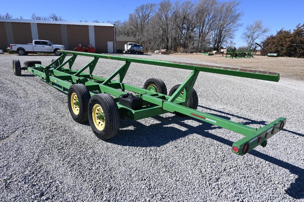 Shop built 32' head cart