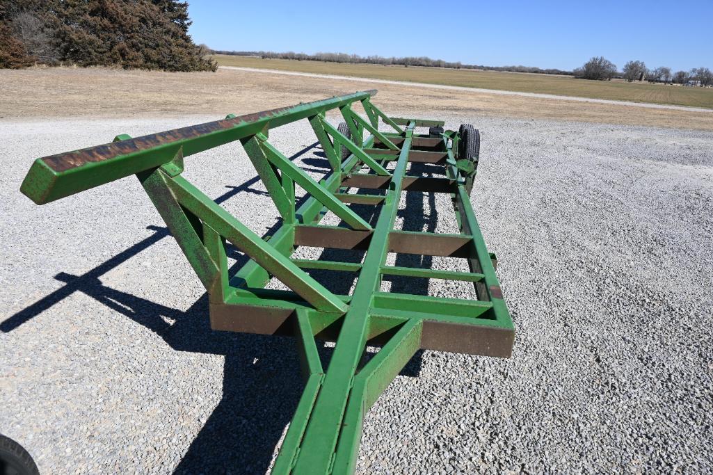 Shop built 32' head cart