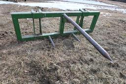 John Deere bale spear