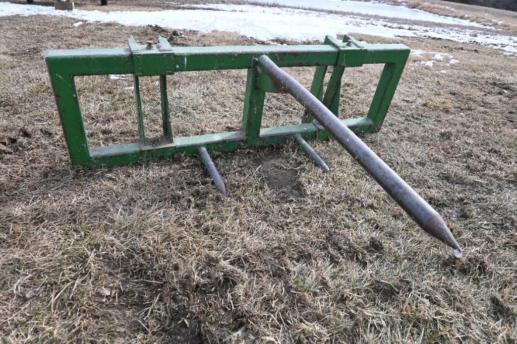 John Deere bale spear