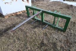 John Deere bale spear