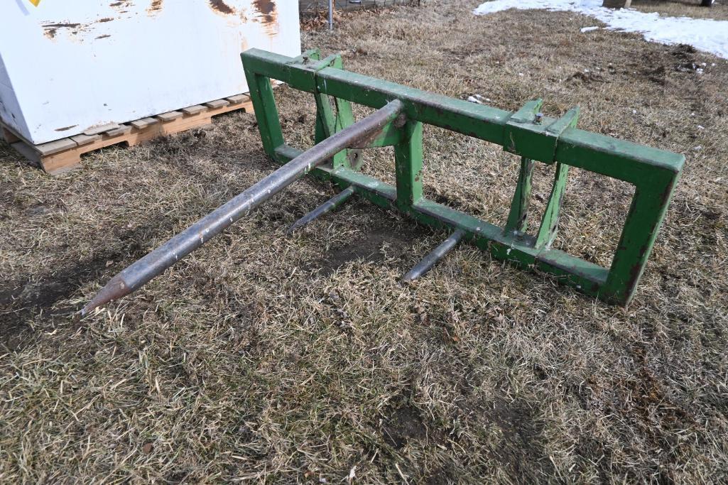 John Deere bale spear