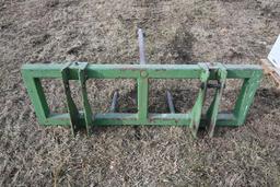 John Deere bale spear