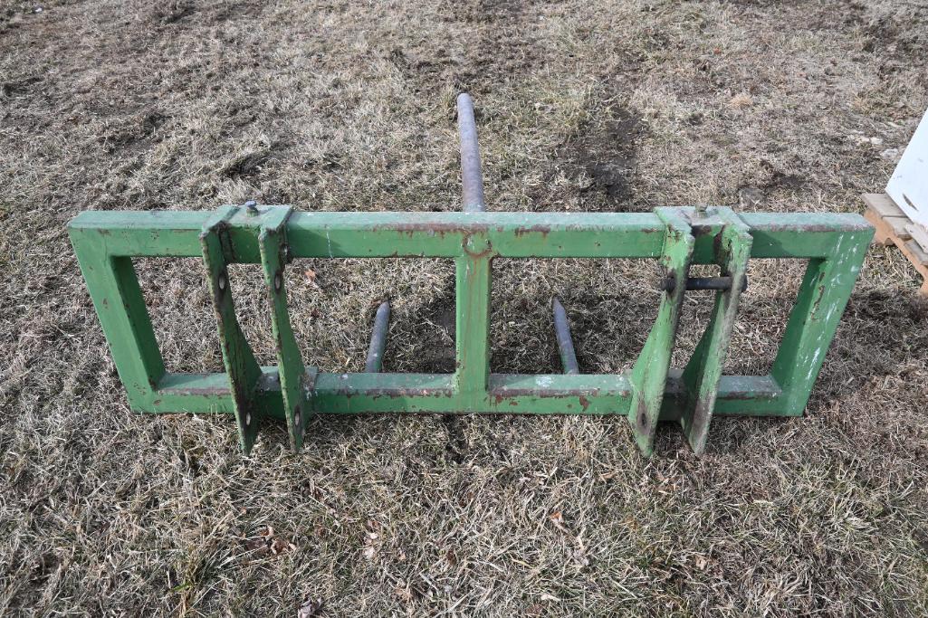 John Deere bale spear