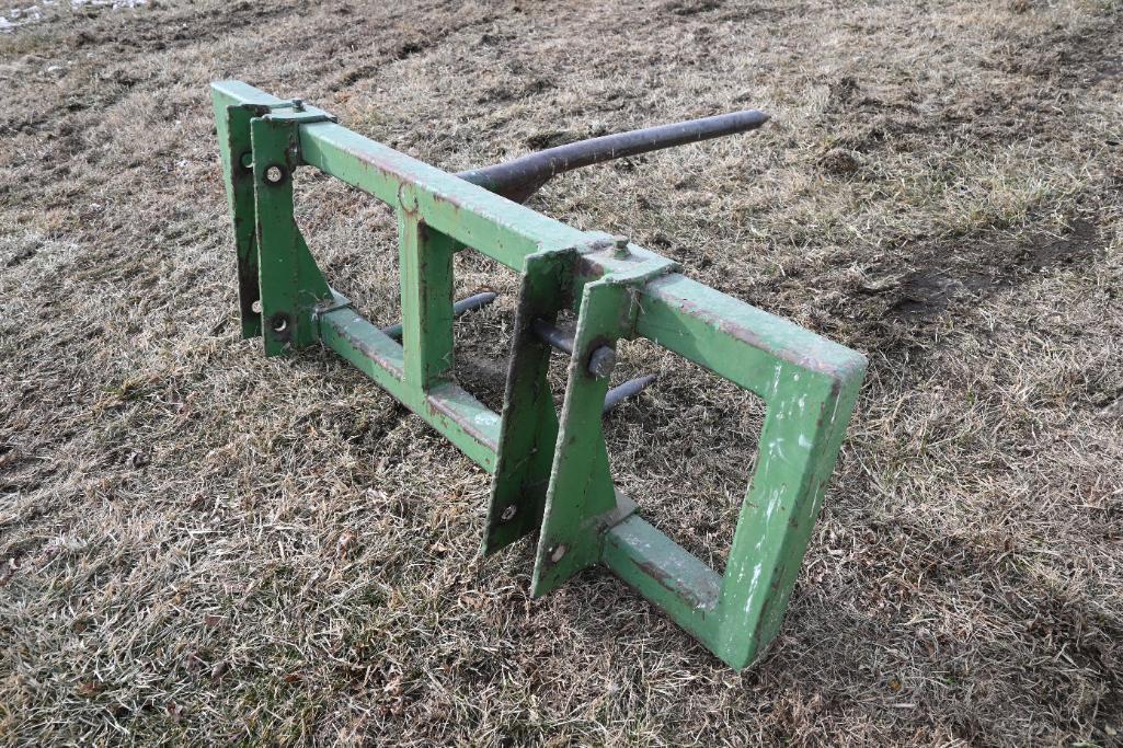 John Deere bale spear