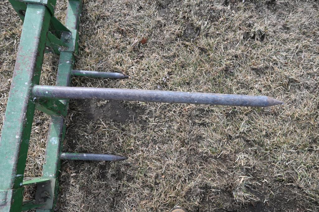 John Deere bale spear