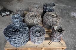 Large quantity of barb wire