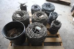 Large quantity of barb wire