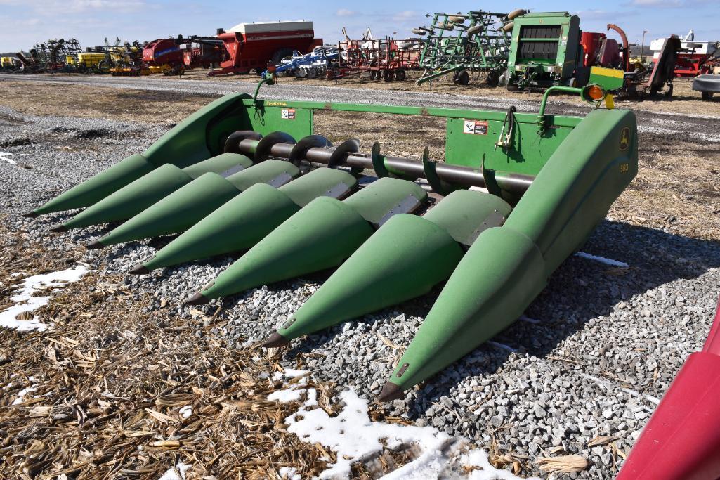 2001 John Deere 693 6 row 30" corn head