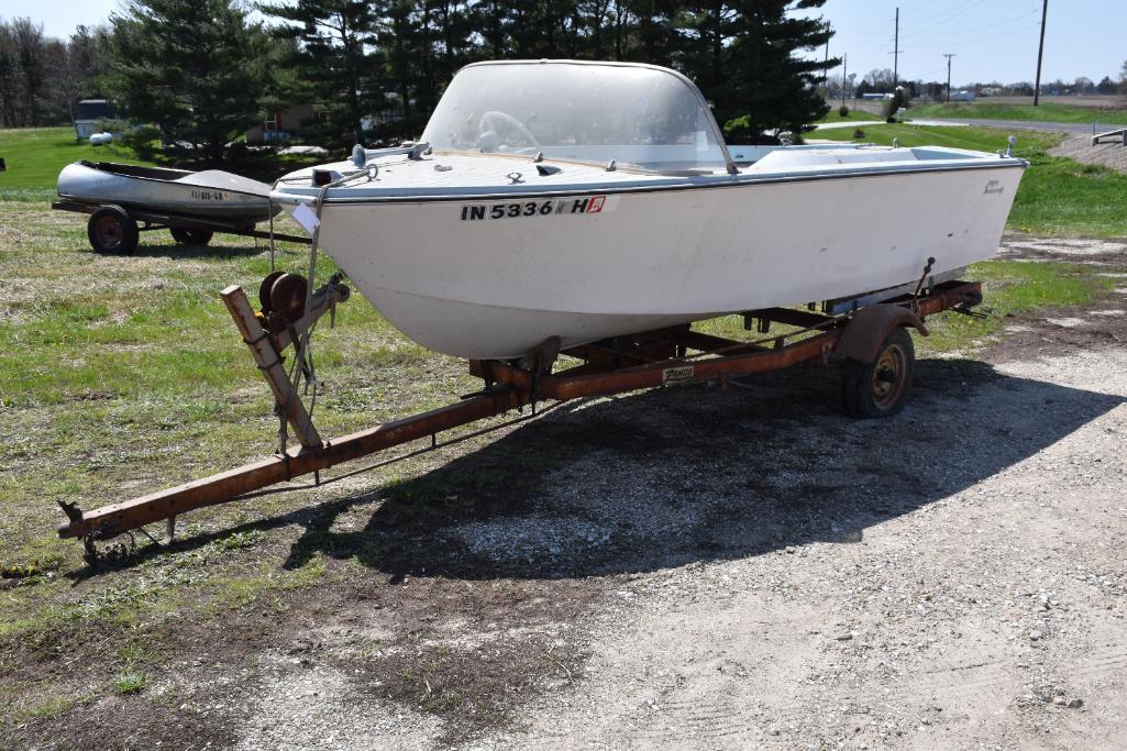 1968 Buehler Turbocraft runabout 16 ft. boat