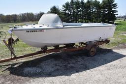 1968 Buehler Turbocraft runabout 16 ft. boat