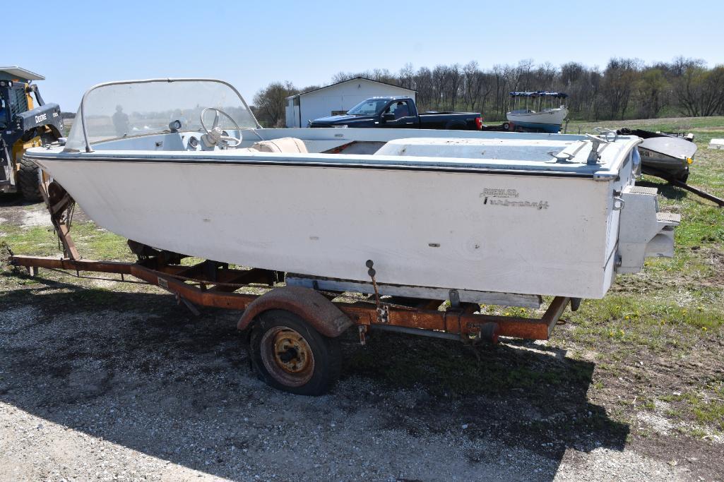 1968 Buehler Turbocraft runabout 16 ft. boat